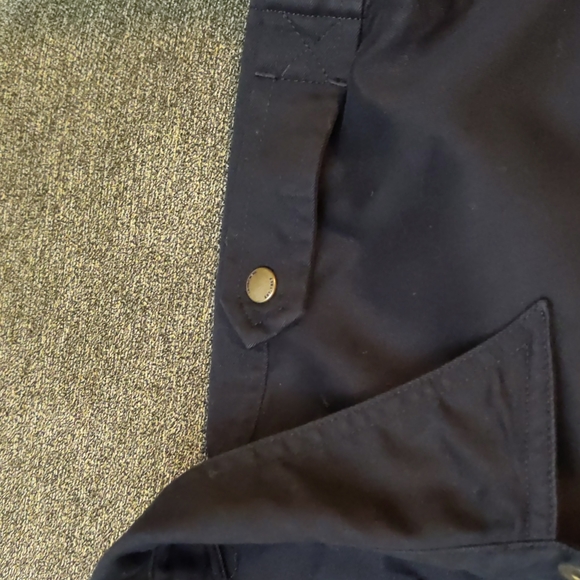 Lauren Ralph Lauren Button Up Shirt Field Shirt Black Long Sleeve Size Large - Picture 7 of 14